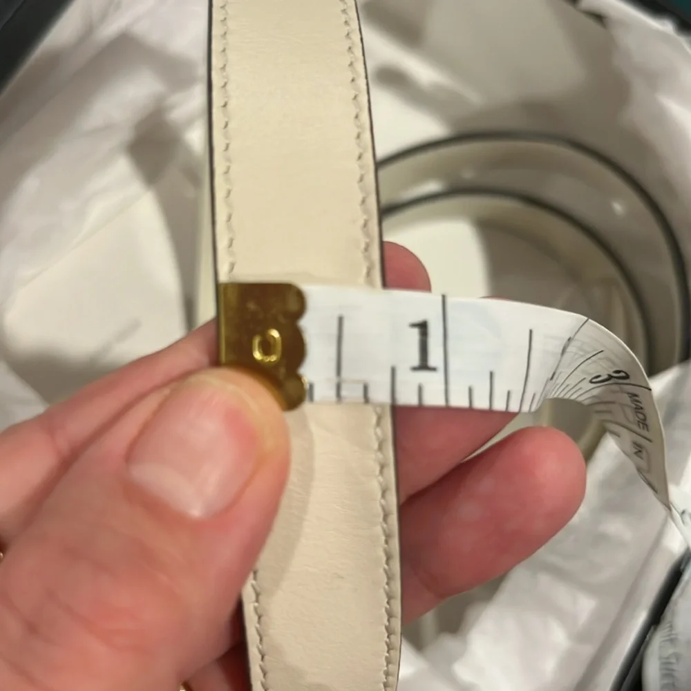 Gucci Calfskin Double GG 20mm Belt